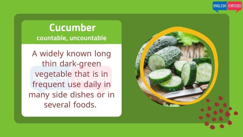 Cucumber-Food-List