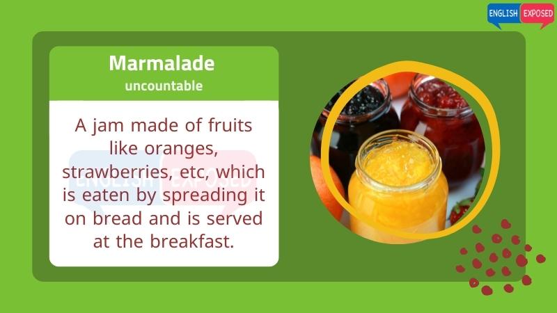 Marmalade-Food-List