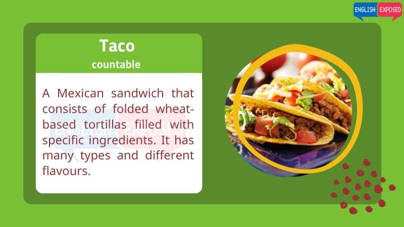 Taco-Food-list