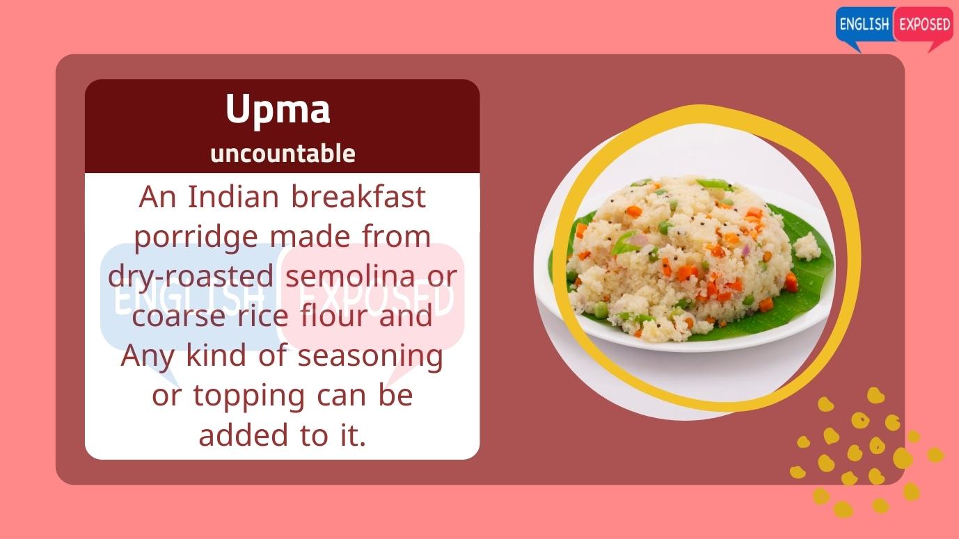 Upma-Foods-that-start-with-u