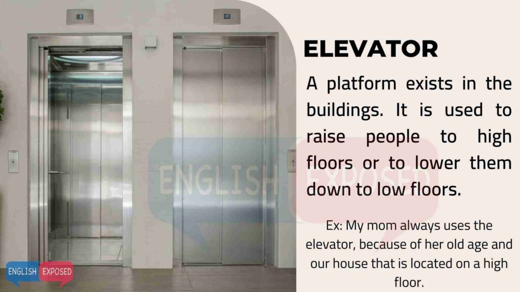 Elevator-Parts-of-a-House